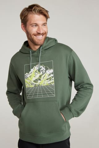 Mountain Grid Men’s Hoodie – Only a Few Sizes Left – £2.50 C&C