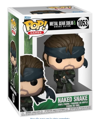 Figura Funko Metal Gear Solid Naked Snake 10cm por 9.99€