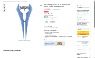 HALO Energy Sword Oferta $518 | Ahorro Amazon