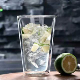 Set 2 Vasos Vidrio Doble Pared Simplit 400 ml $7.990 disponible solo en abc, Chile