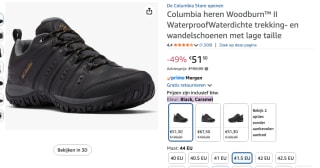 Wandelschoen Columbia Men Woodburn II voor €51,30 bij Amazon