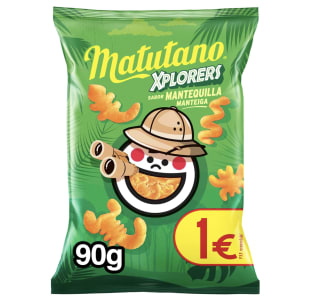 Matutano Xplorers snack sabor mantequilla 90g por 0,65€