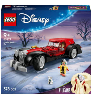 Lego Disney 43277 La Voiture de Cruella d'Enfer à 24,99€