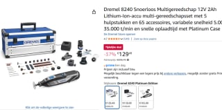 Dremel 8240 - 5/65 Platinum Editie voor €129,49 bij Amazon