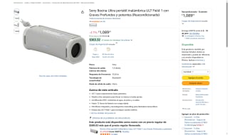 Bocina Sony ULT FIELD 1 Reacondicionada por $1,090 | Amazon