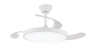 NARVI ventilador techo blanco palas retráctiles REF 8990WH por 30.19€