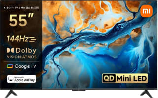Xiaomi TV S Mini 55", Diseño sin Bordes, Google TV, QD-Mini LED por 389€