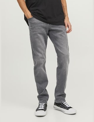 JACK & JONES Slimfit Jeans 'Glenn' in Black Denim voor €17,39 bij Amazon