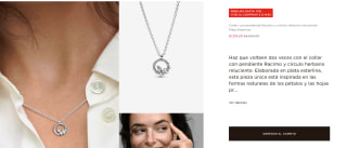Collar con Pendiente Racimo y Círculo Herbario por $1,217 | Pandora