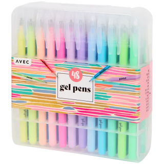 Avec gelpennen 48 stuks voor €2,98 bij de Action