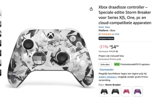 Xbox draadloze controller - Storm Breaker Special Edition voor €54,99 bij Amazon
