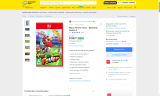 Mario Tennis Fever para NS2 por $922 | Mercado Libre