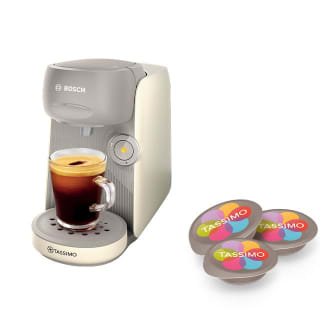 Chollazo Tassimo Cafetera Finesse + 100 cápsulas por solo 32.28€