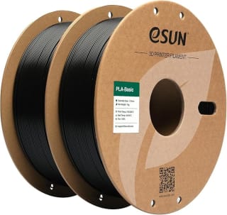 2KG eSUN PLA filament 1.75mm - Zwart voor €15,43 bij Amazon