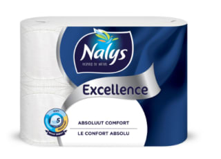 1+1 Nalys Excellence Maxi-Vel Toiletpapier 5-Laags 6 stuks