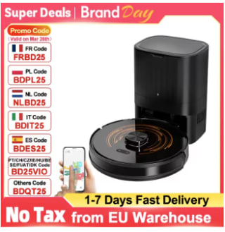 Abir K30 robotstofzuiger 50000PA voor €186,42 dmv code bij Aliexpress