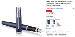 Parker IM-vulpen voor €29,79 bij Amazon