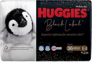 Huggies Black Label Etapa 4 36U por $224 | Amazon