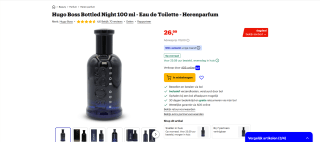 Hugo Boss Bottled Night - Herenparfum voor €26,99