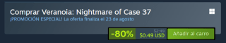 Veranoia: Nightmare of Case 37 por $10 | Steam