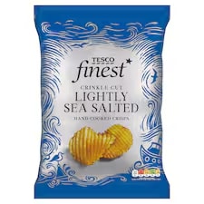 Tesco Finest Hand Cooked Crisps (150g) for £1 at Tesco