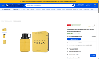 Armaf Odyssey Mega 200ml EDP por $614 | Walmart