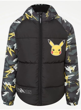 Boy’s Pokémon Pikachu Camouflage Jacket – £14 with Free Click & Collect