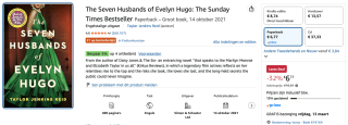 The Seven Husbands of Evelyn Hugo voor €6,77 bij Amazon