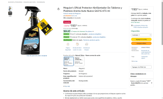 Protector Meguiar's G4216 473ml por $193 | Oferta Amazon
