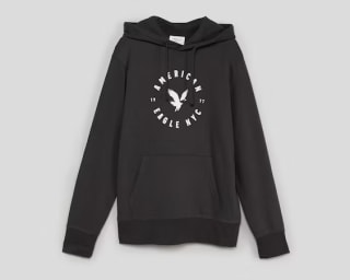 Sudadera American Eagle Negra con Capucha por $299 en Coppel