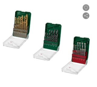 Set de forets Parkside ou Mèches à bois à 6,99€