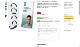 Over Lu AirflowPro Magnético Nasal por $229 | Amazon