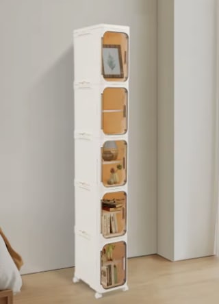Organizador de Baño Estrecho de 5 Niveles 21x34x157cm por 12.85€