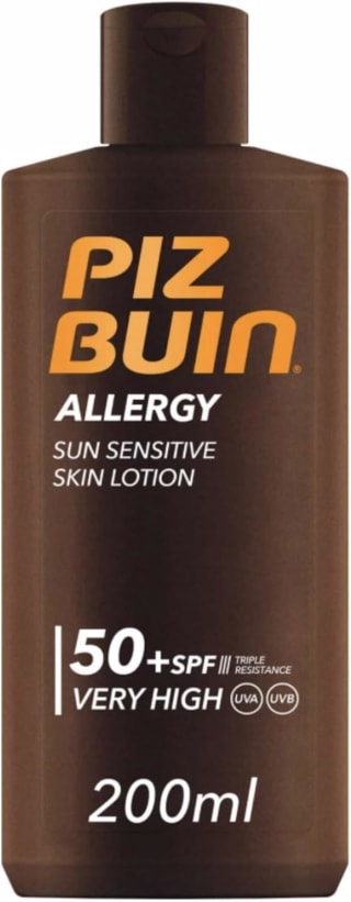 PIZ BUIN Allergy Sun Sensitive Skin Lotion FPS 50 (200 ml) por 7.15€
