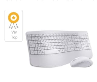 Teclado y Ratón inalámbrico Subblim Combo Dual Office Prowave blanco por 29.99€
