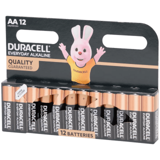 Pilas Duracell AA 12 unidades por 5.79€ (tiendas físicas)