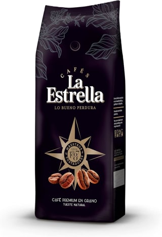 La Estrella Café en Grano Natural o Torrefacto 500g por 4.77€