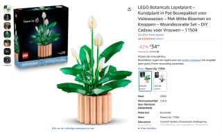 LEGO Botanicals Lepelplant 11504 voor €34,99 bij Amazon & Bol