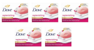 5 x Dove jabón en pastilla Dragon Fruit para cara, cuerpo y manos, 90 g por 4.23€