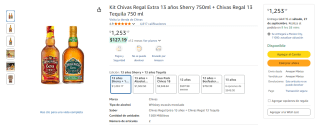 Kit Chivas Regal Extra 13 años por $1,244 | Oferta Amazon