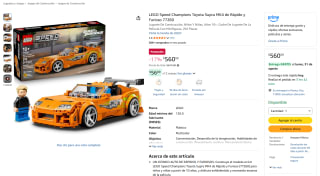LEGO Speed Champions Toyota Supra MK4 (77260) por $561 en Amazon