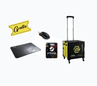 MSI MAG 272UP QD-OLED E16 + carrito + ratón gaming + alfombrilla por 569€ en MSI