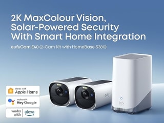 eufyCam E40 2-Cam Kit with HomeBase S380 and 1TB for £227.55 with Code