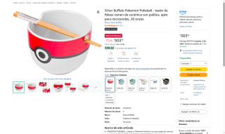 Tazón Ramen Pokeball 20oz Blanco por $304 | Amazon