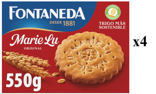 4 Paquetes de Galletas MarieLu Fontaneda 550 g. por 7.84€