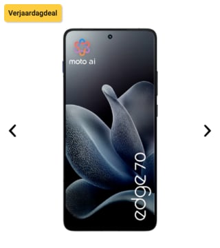 Motorola Edge 70 512 GB Gadget Grijs 16,94 cm voor €359 bij belsimpel