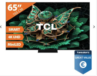 TCL 65MQLED85K - 65" inch = 165cm QD Mini LED TV voor €799 bij Expert