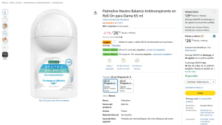 Palmolive Neutro Balance Antitranspirante por $18 | Oferta Amazon