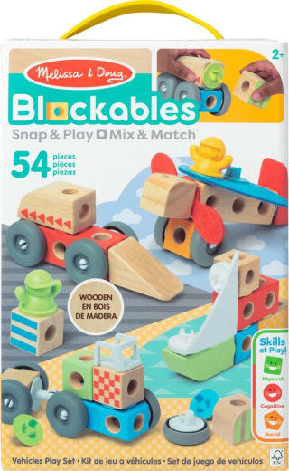 Melissa & Doug – Blockables™ Voertuigen speelset voor €9,99 bij Bol