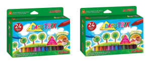 2 x Alpino Dacstrix Estuche de 24 Ceras Triangulares de Colores Ergonómicas a 9.98€